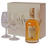 Slyrs Hiltupalt mit Slyrs Whisky 350 ml. und 2 Glsern