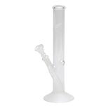 Bong: Glas - White Leaf - 26cm