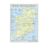 Whiskey Distilleries Ireland - Poster 42x60cm Standard Edition - Irish