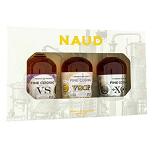 Naud Cognac Mini Set 3 x 0,05 Liter 40 % Vol.