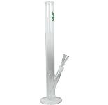 Glasbong: Hemp Leaf - Clear - 46cm