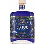 Six Dogs: Blue - Small Batch Gin 0.75 Liter 43% Vol.