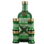 Absolut Extrakt 0,7 Liter 35 % Vol. mit 4 Shot Glsern