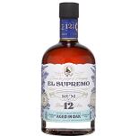 El Supremo Rum 12 Jahre Aged in Oak 0,7 Liter 40 % Vol.