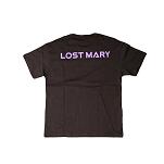 Lost Mary: T-Shirt - Schwarz / Lila