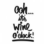 Servietten Motiv: Its Wine o clock