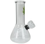 Glasbong: Weed Sticker - Clear - 13cm