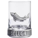 Beluga Premiumvodka Shot Glas Silber