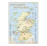 Whisky Distilleries Scotland - Poster 42x60cm - Standard Edition - The