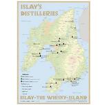 Islay's Distilleries Poster 60 x 42cm - Islay - The Whisky-Island