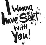 Servietten Motiv:  I Wanna have Sekt with you