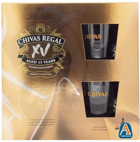 Chivas Regal 15 Jahre 0,7 Liter 40 % Vol. Geschenkset