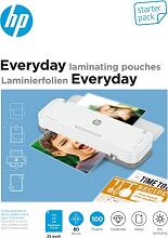 HP: Everyday Laminating Pouches, Starter Set, 80 Micron