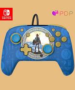 PDP: Nintendo Switch Controller - Rematch Wired - Hyrule - Blue