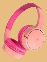 Belkin: SoundForm Mini - On-Ear Headphones for Kids - pink