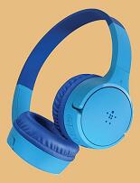 Belkin: SoundForm Mini - On-Ear Headphones for Kids - blue