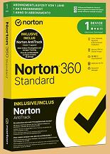Norton 360: Standard 10GB + AntiTrack 1 Device 12MO (PC/Mac/Android/iO