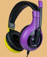 Nacon: Stereo Gaming Headset V1 - Purple / Yellow