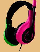 Big Ben: Switch Headset Gaming V1 - Pink/Green
