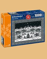 Scherenschnitt Weihnachtsdorf: Puzzle (1000 Teile)