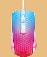 Deltaco: Gaming WM87 Gaming Mouse - Weiss