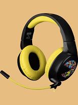 Knix: Pac-Man Universal Gaming Headset - Black / Yellow