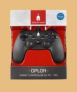 Spartan Gear: PS3 Controller - Oplon - Wired - Black