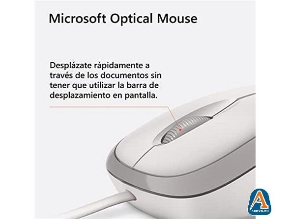 Microsoft: Basic Optical Mouse - USB - 800 DPI - White